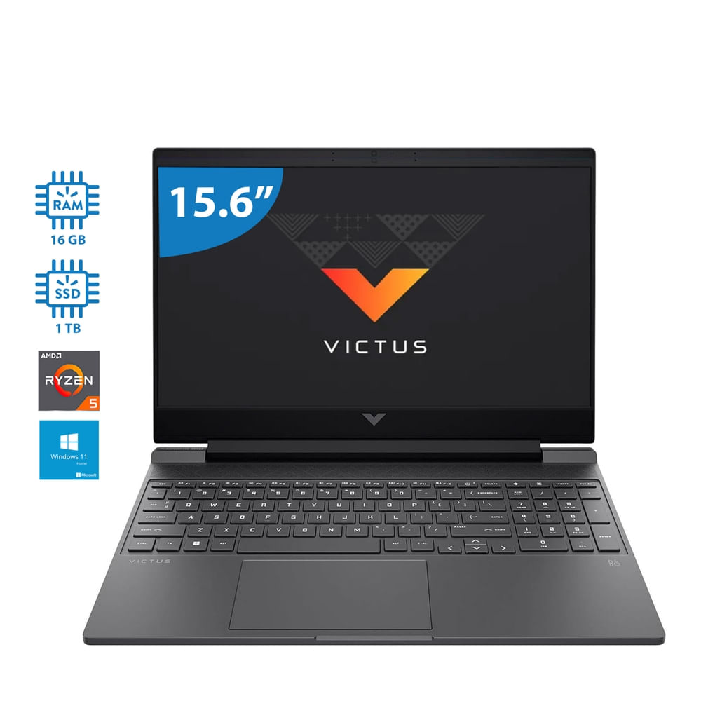 Laptop HP Victus Procesador AMD Ryzen 5 16GB RAM y 1TB Almacenamiento - 15.6 pulgadas