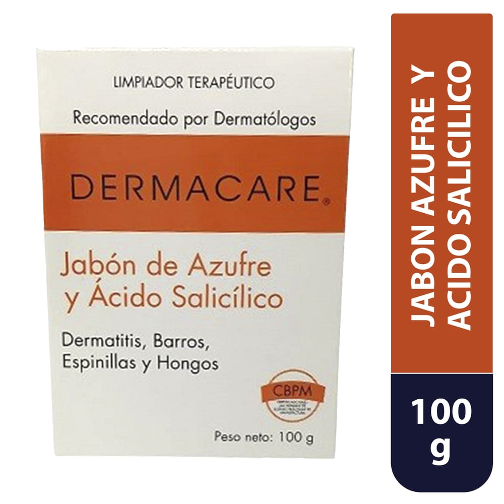 Dermatología Intecfa Jabon Azufre y Acido Salicilico Intecfa