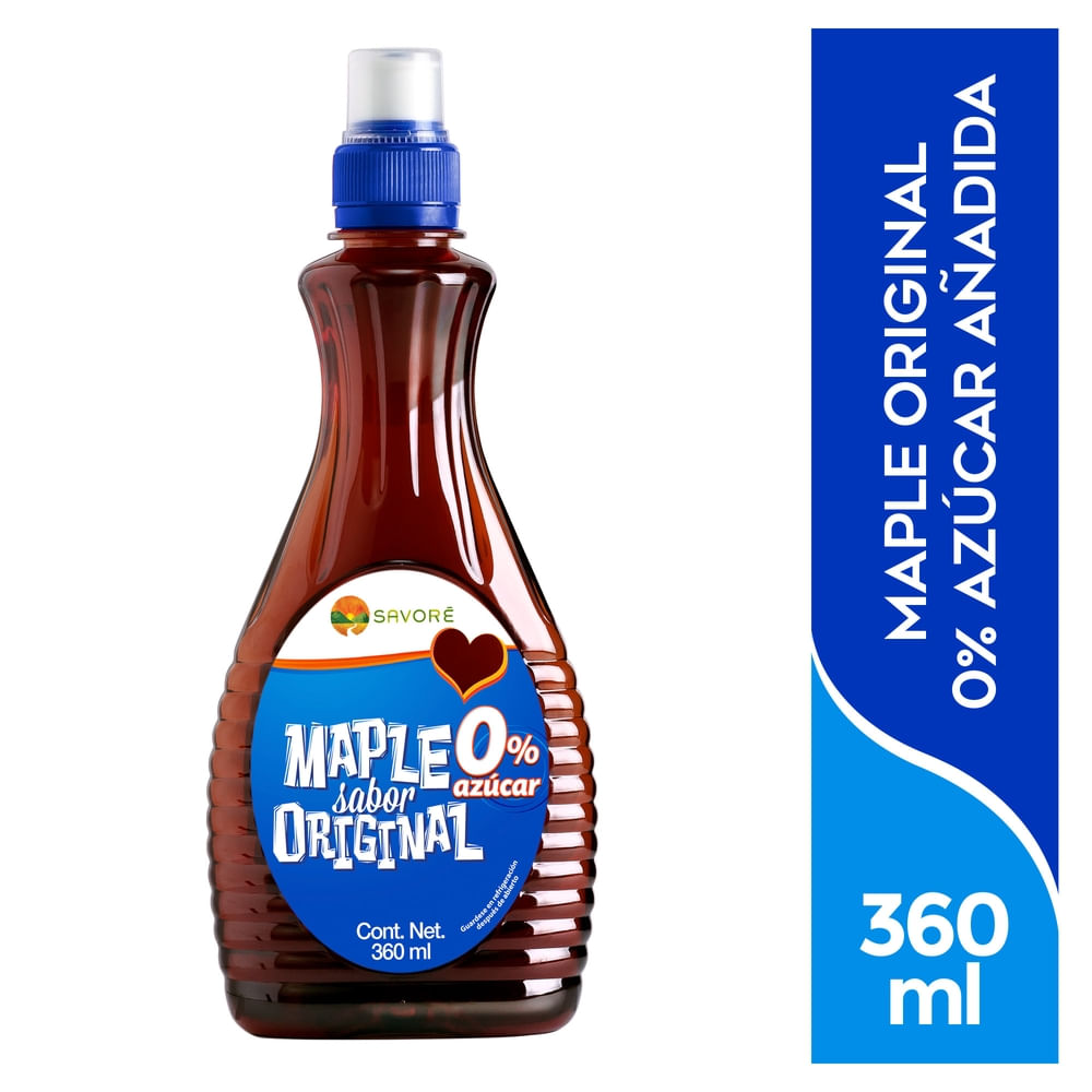 Maple Original Savoré sin azúcar ideal para dietas keto - 360 ml