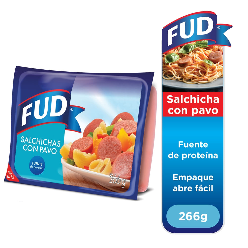 Salchicha Pavo Fud 8 Pack