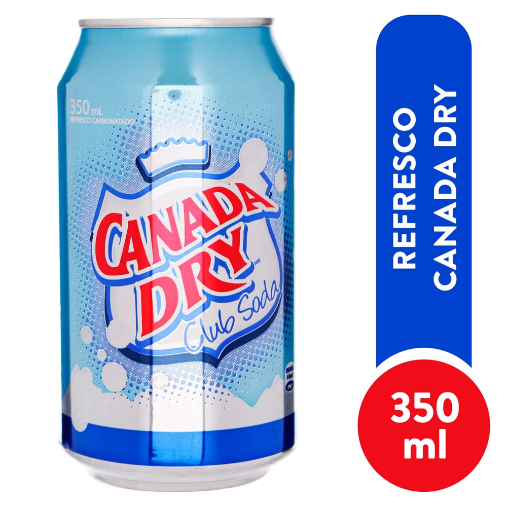 Gaseosa Canada Dry Soda Regular Lata - 350 ml