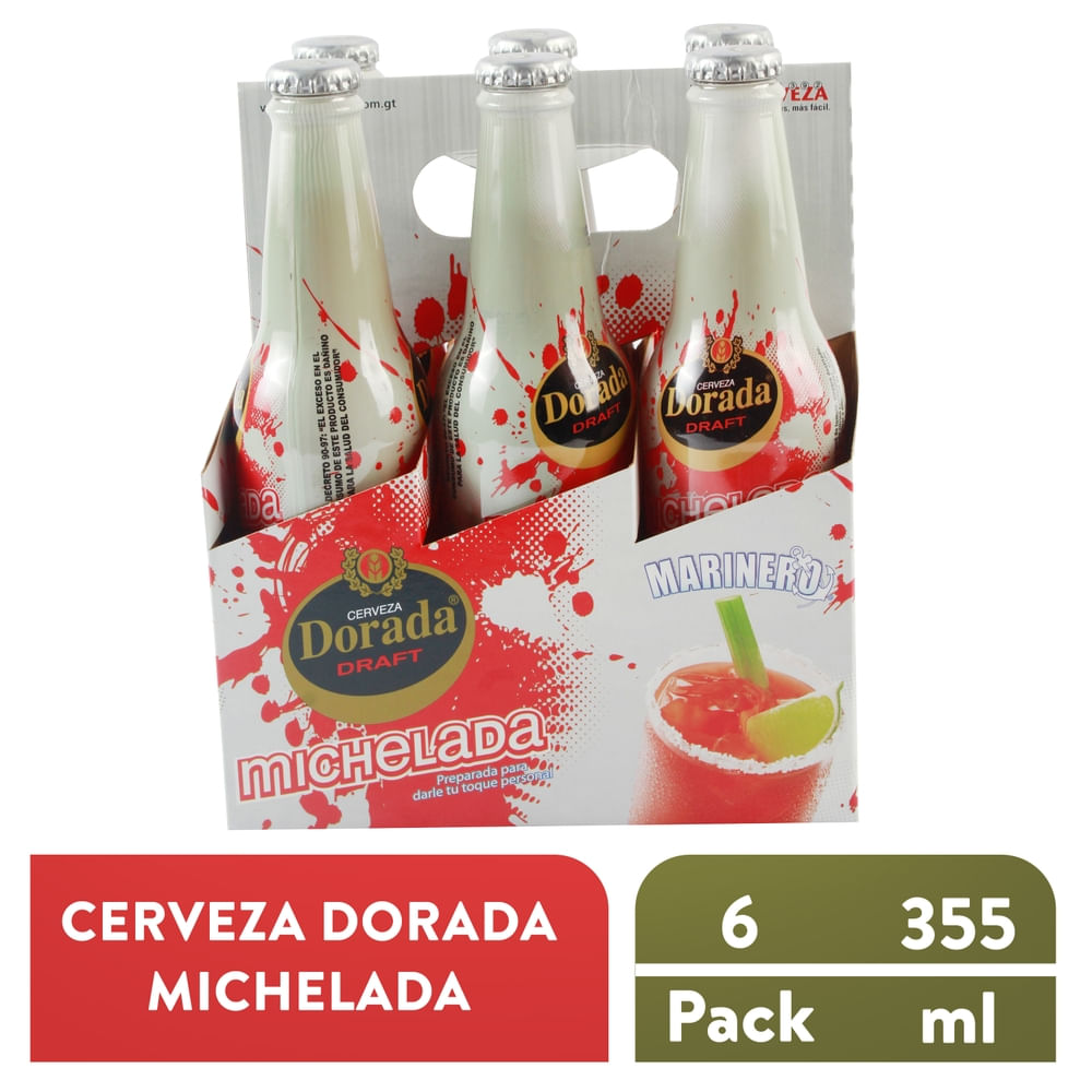 Cerveza Dorada Michelada 6 Pack - 2100 ml