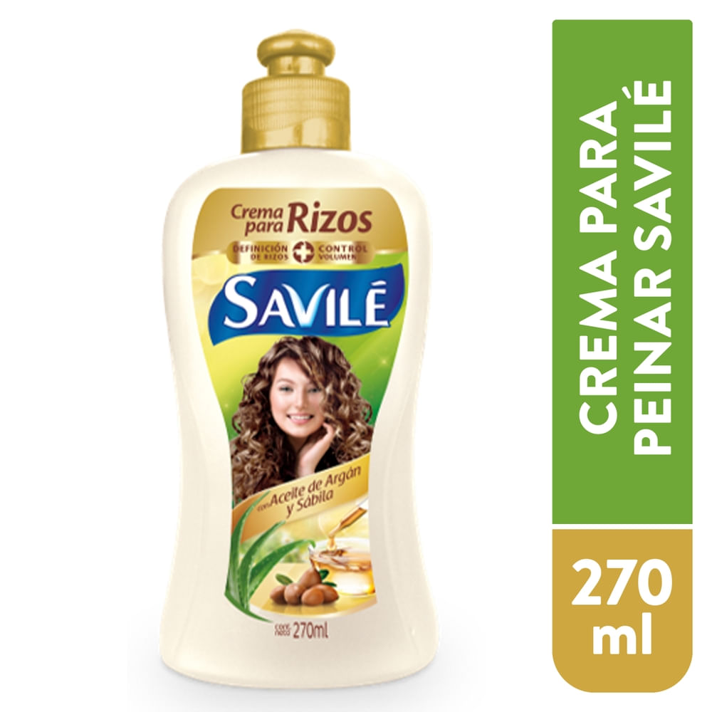 Crema Peinar Argán Y Sábila Savilé