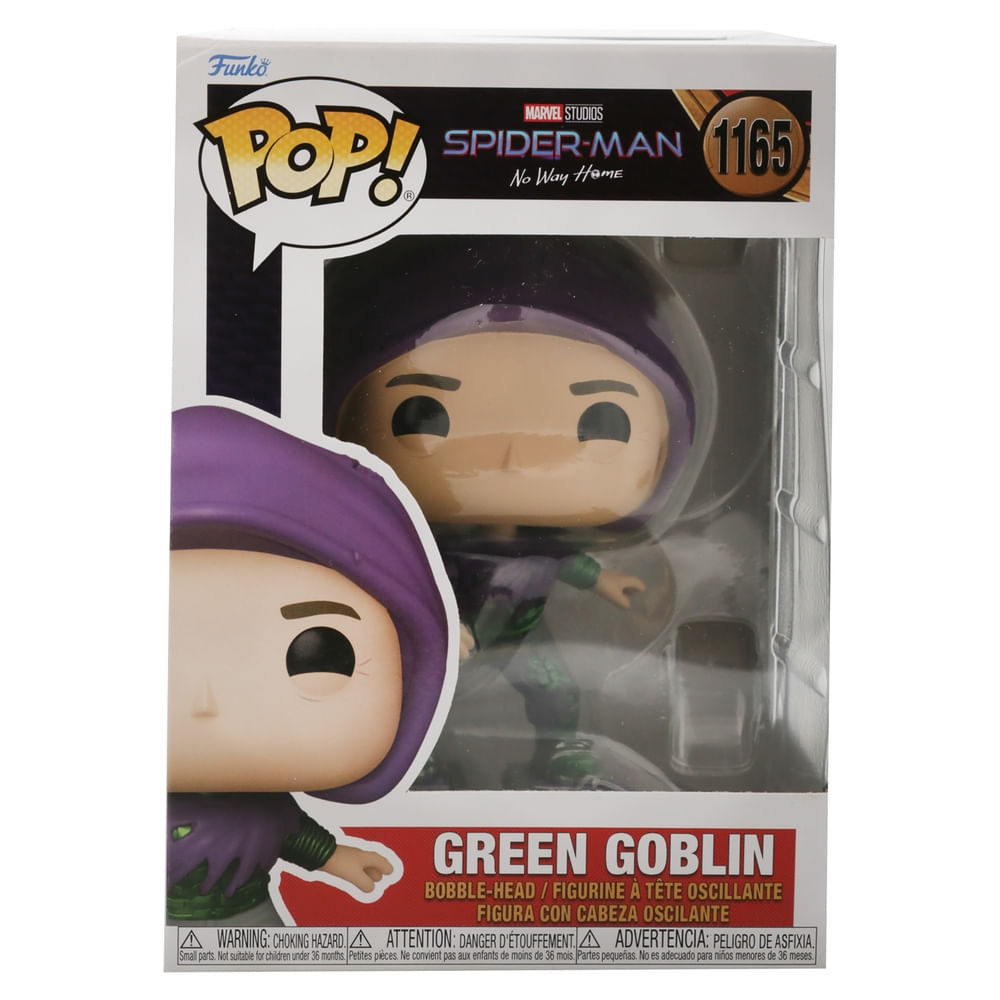 Figura Pop Marvel Spiderman Nwh S3 Green Goblin Cabeza Oscilante