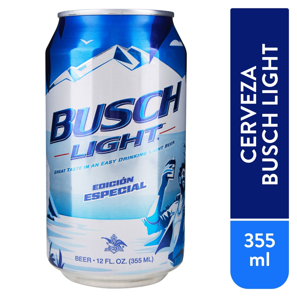 Cerveza Busch Light Lata - 355 ml