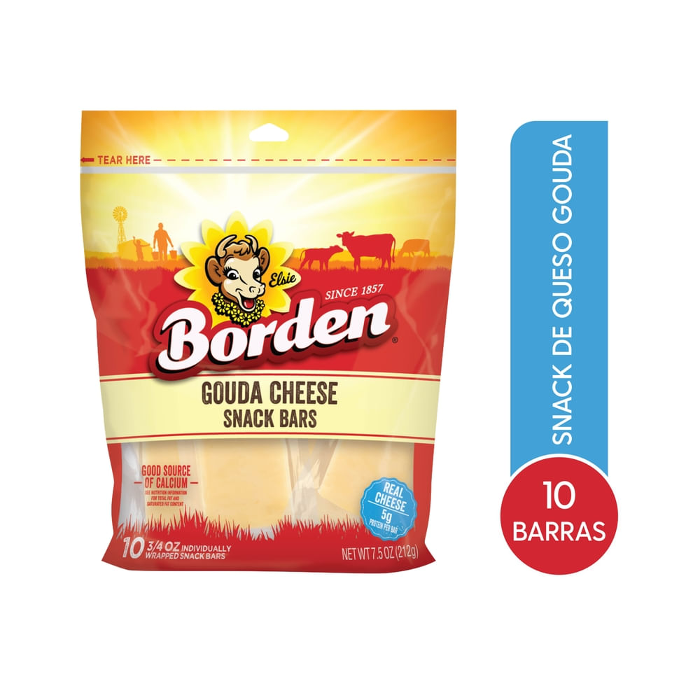 Queso Gouda Borden Snack - 212 g