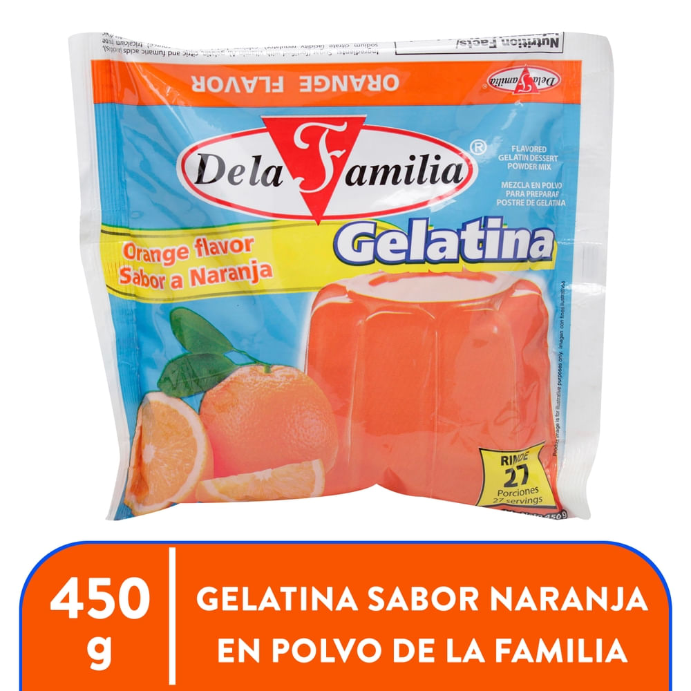 Gelatina De la Familia sabor naranja - 450 g