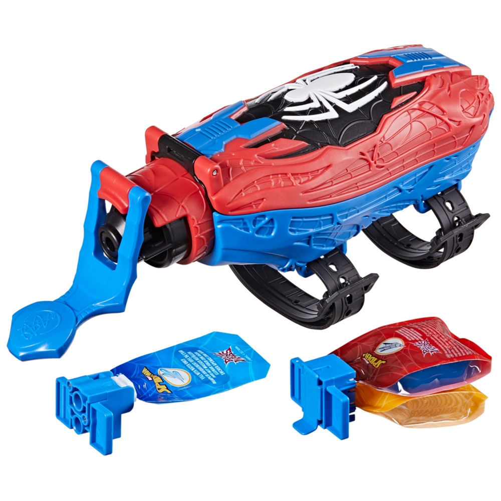 Juguete Marvel Spiderman real webs lanzador arácnido