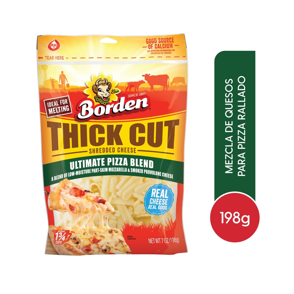 Queso Borden Pizza Blend - 198 g