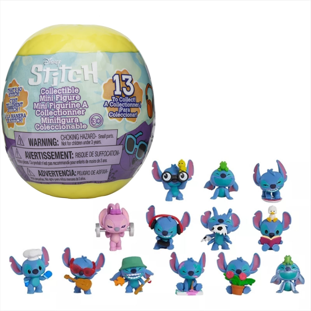 Stitch capsula de mini figura coleccionable surtido
