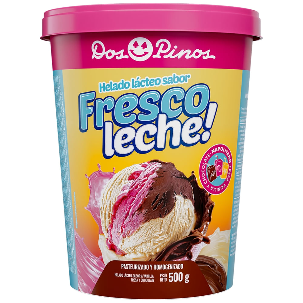 Helado Dos Pinos Napolitano - 17.6 oz