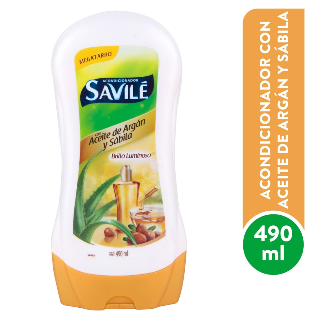 Acondicionador Aceite Argán Sábila Savilé