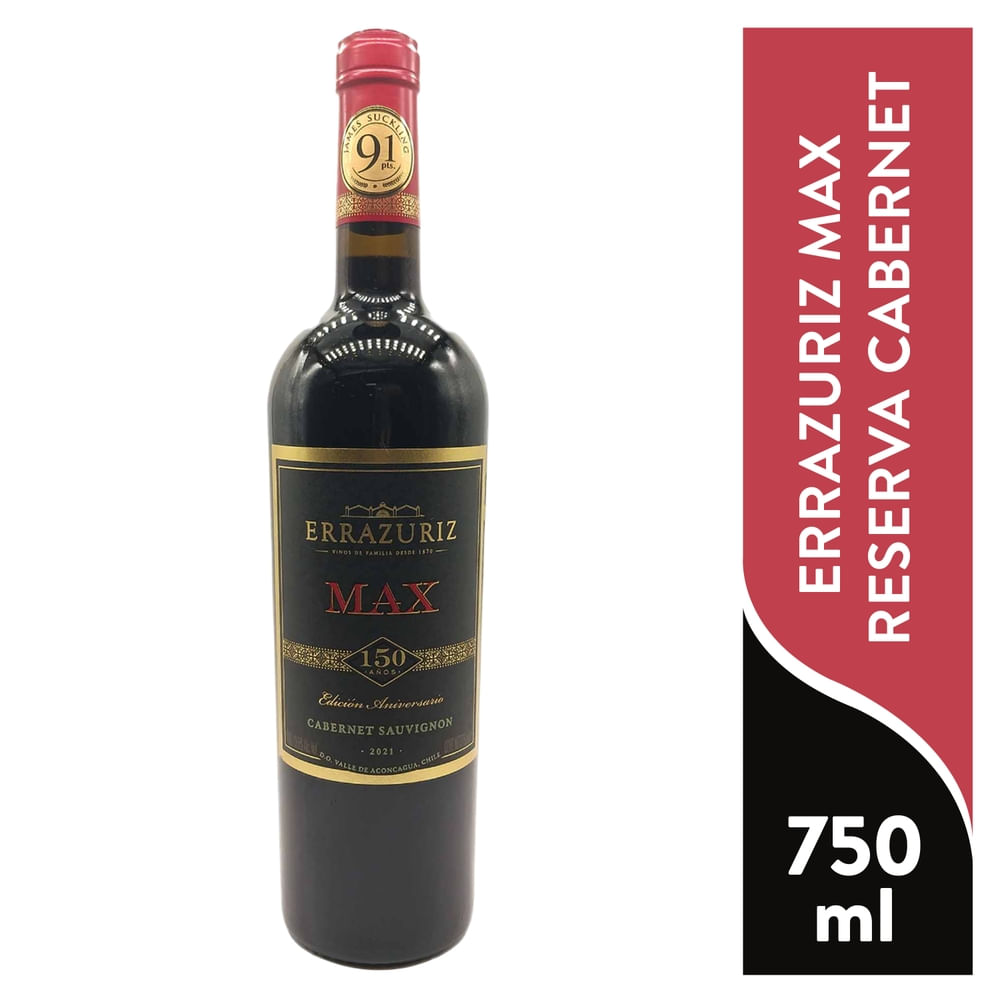 Errazuriz Max Cab Sauvignon 750 Ml