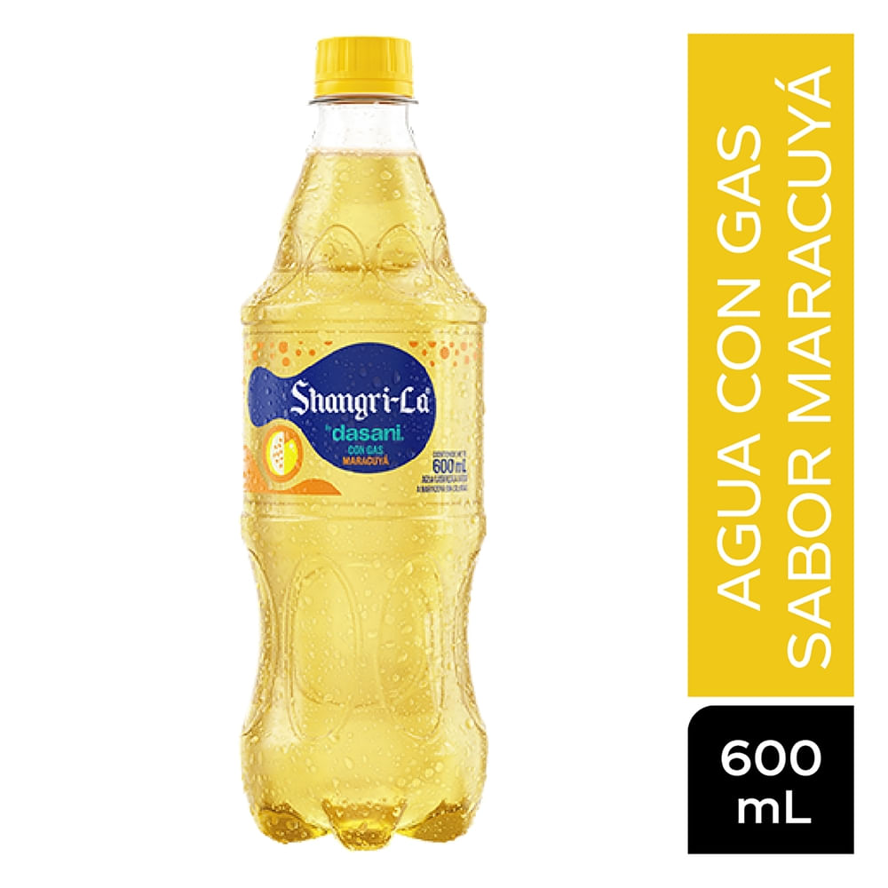 Bebida Shangri-la by Dasani sabor Maracuya, envase Pet - 600 ml