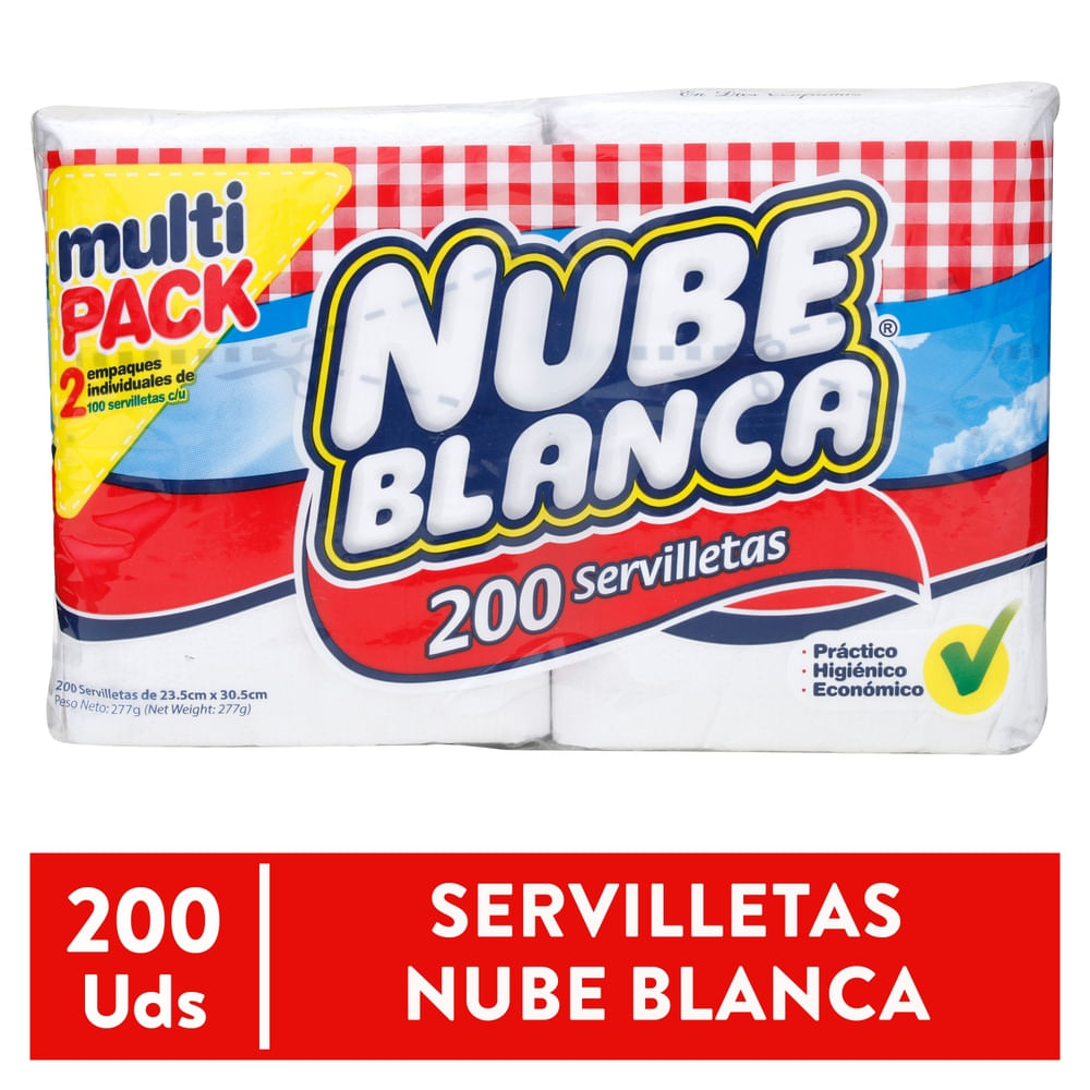 Servilleta Nube Blanca multipack - 200 Uds