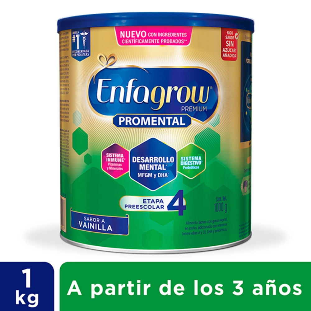 Fórmula para bebé Enfagrow promental etapa 4 vainilla - 1 kg