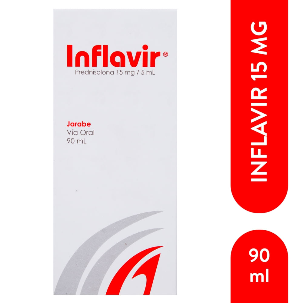 Asma, Alergias y Nasal It Inflavir 15mg 5ml Jbe 90ml