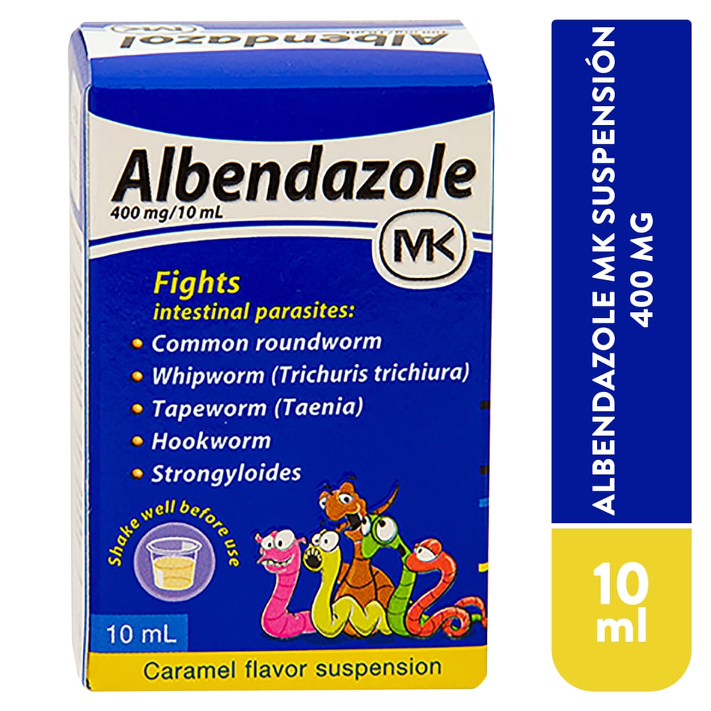 Albendazol Mk Suspensión 400 Mg 10 ml