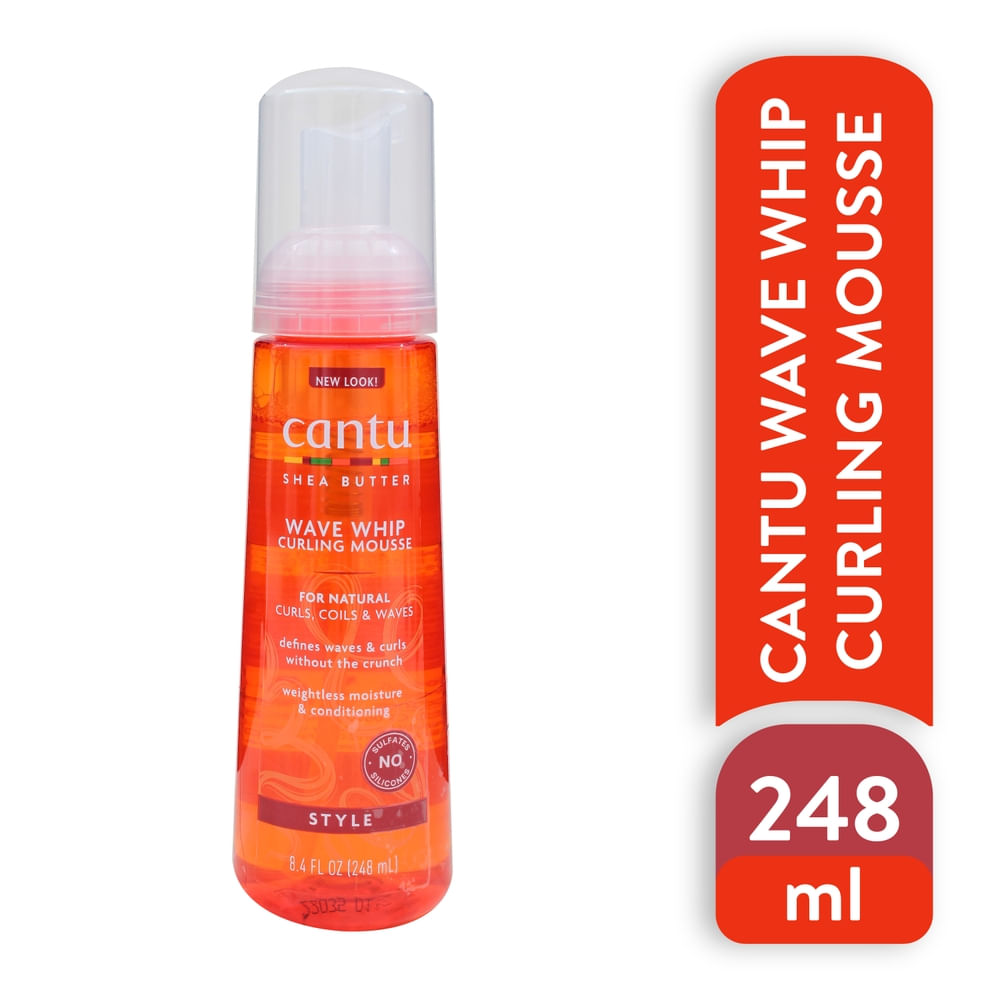 Espuma ligera Cantu para rizos - 252 ml