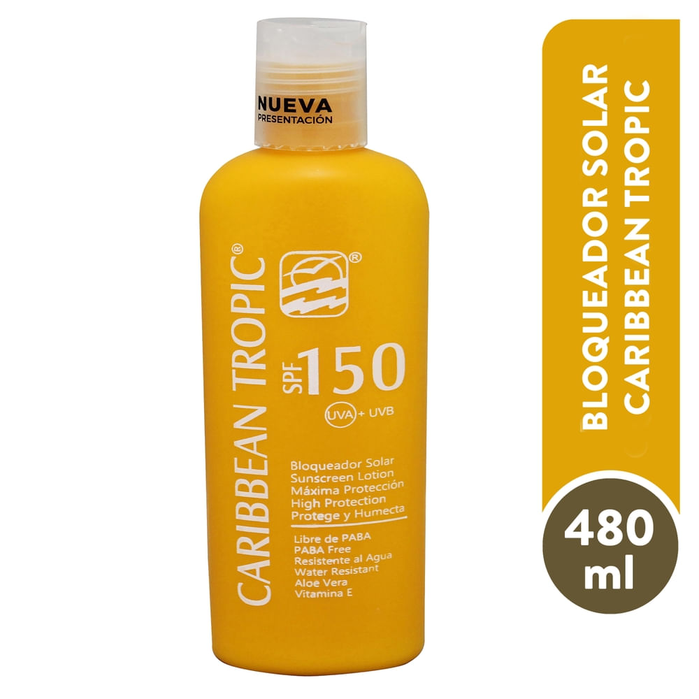 Protector solar Caribean Tropic FPS 150 - 480 g