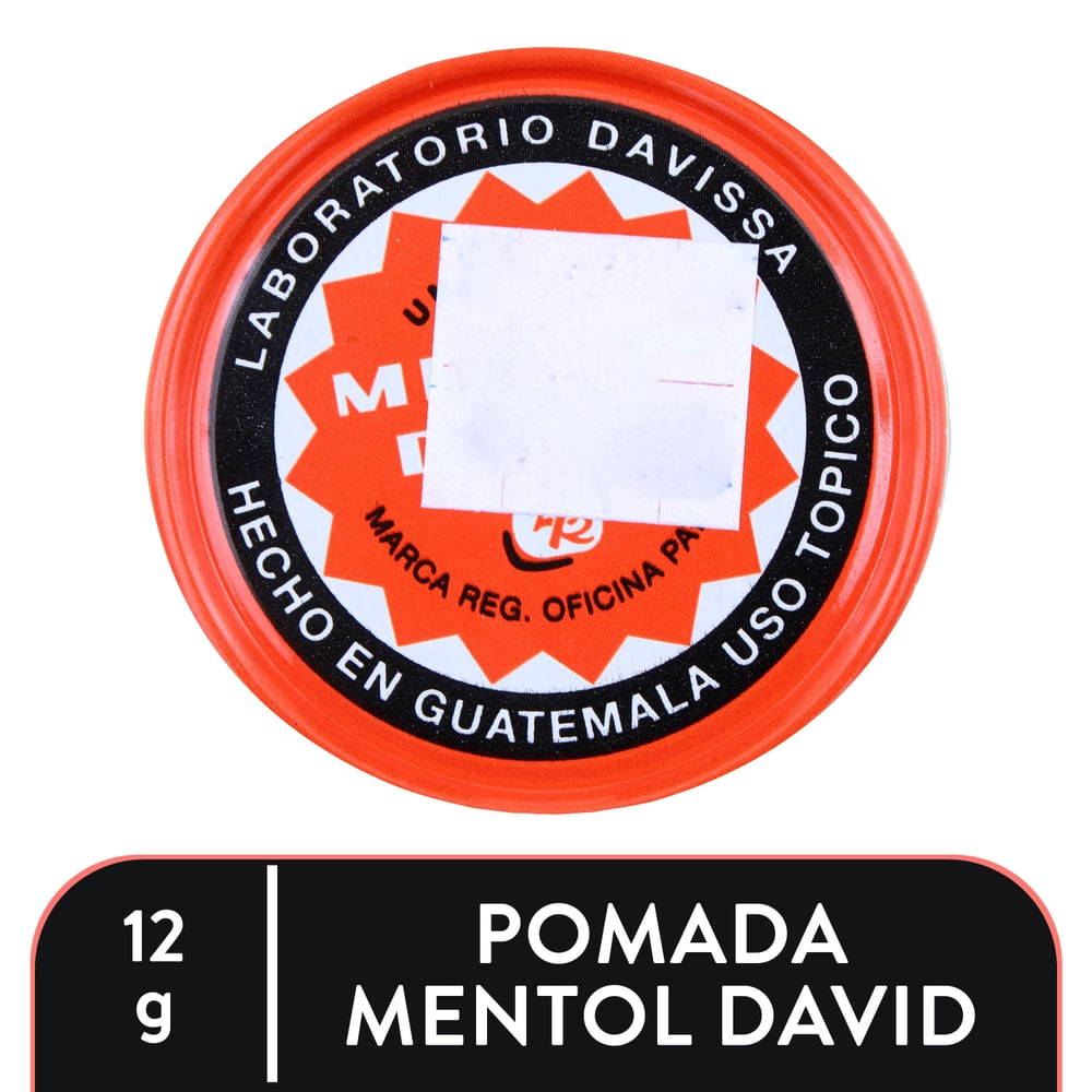 Unguento Mentol Davis 12 Grs