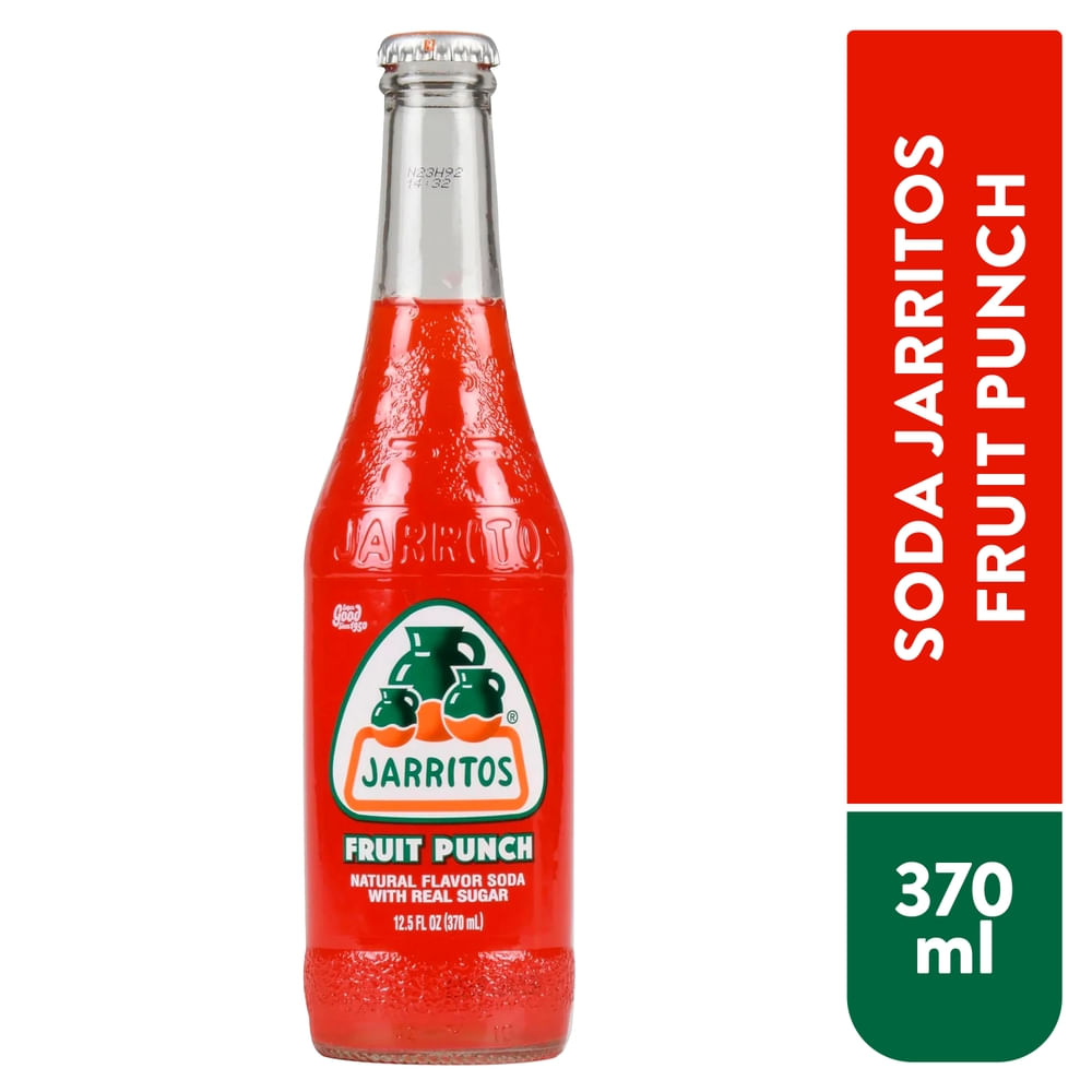 Refresco Jarritos sabor a fruit punch - 370 ml