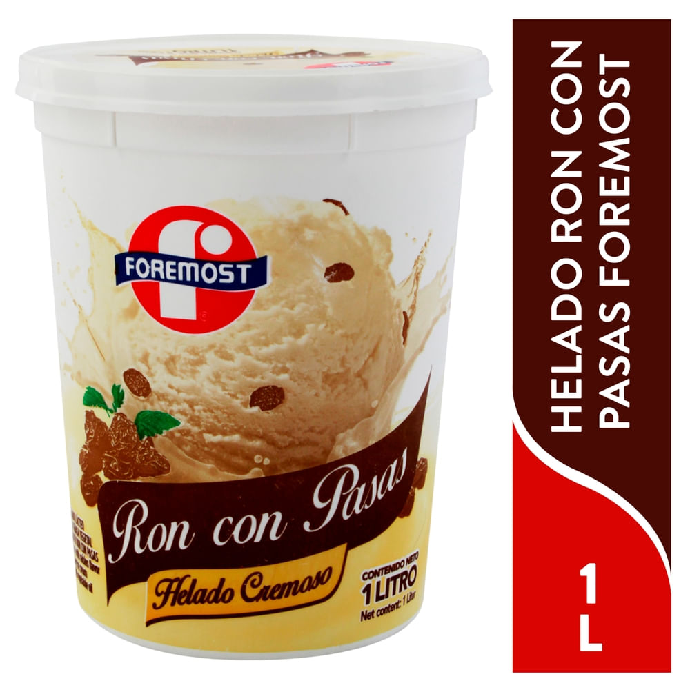 Helado Ron Con Pasas Foremost