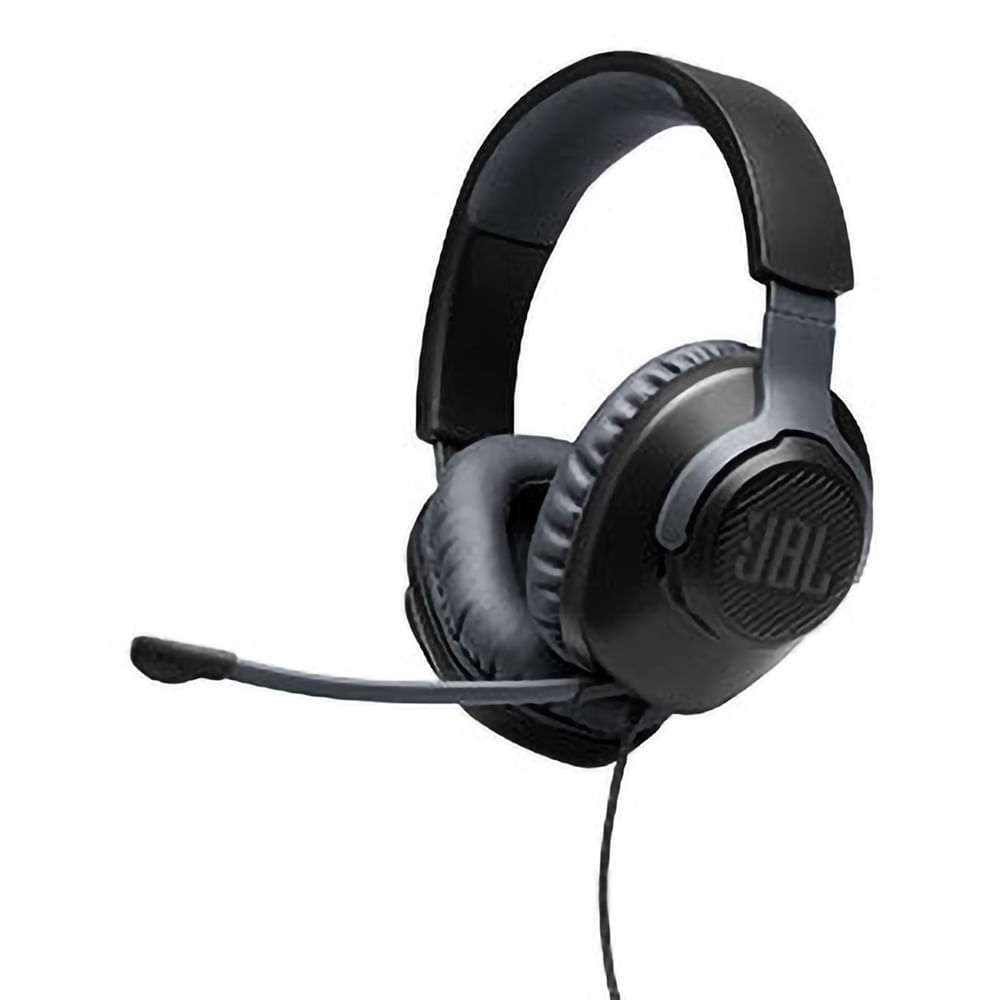 Headset Gaming JBL Quantum 100 con Cable y Micrófono Abatible Color Negro