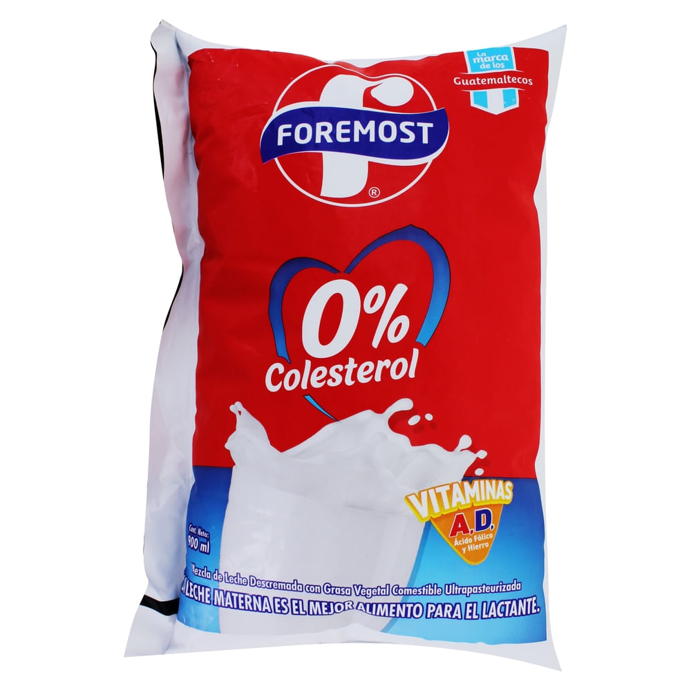 Bebida Láctea 0 Colesterol Foremost Bolsa