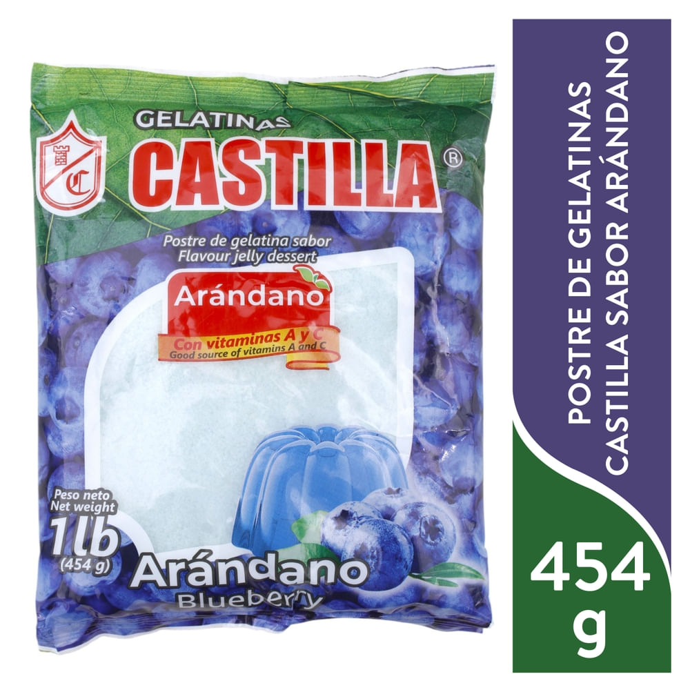 Gelatina Castilla Sabor Arándano - 454 g