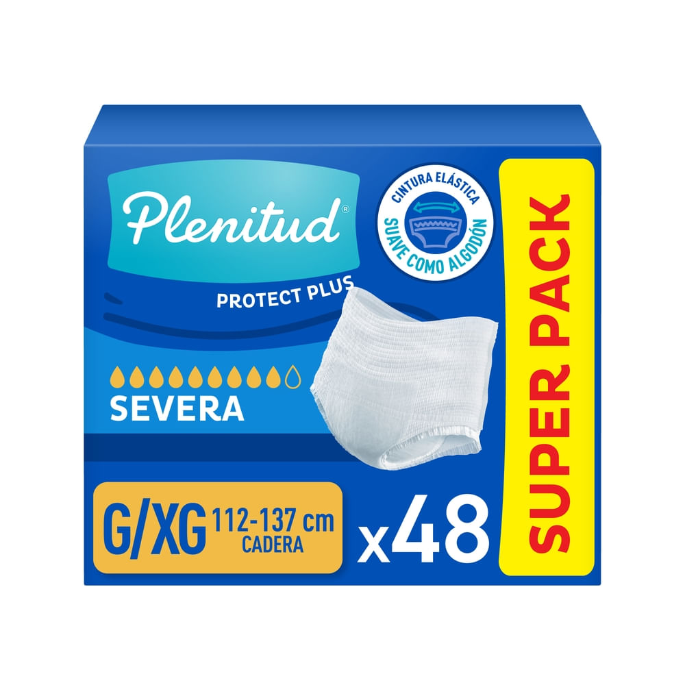 Pants Desechables para Adulto Plenitud Protect G/XG - 48 Unidades