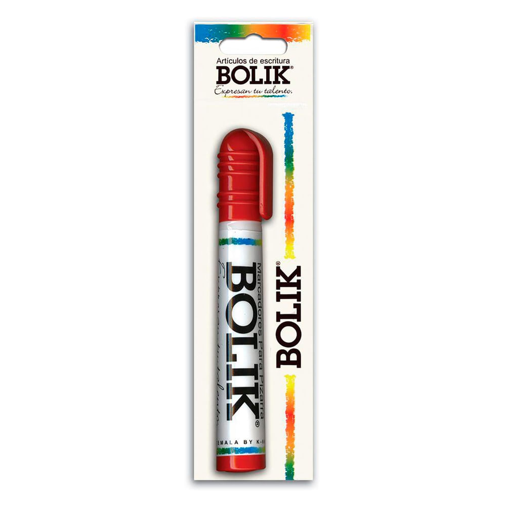 Marcador Bolik rojo para pizarra