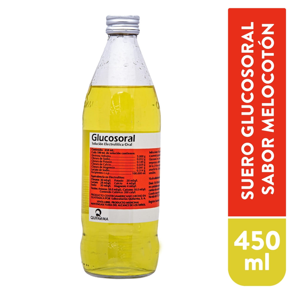 Glucosoral Quifarma Infasa Melocotón - 450 ml