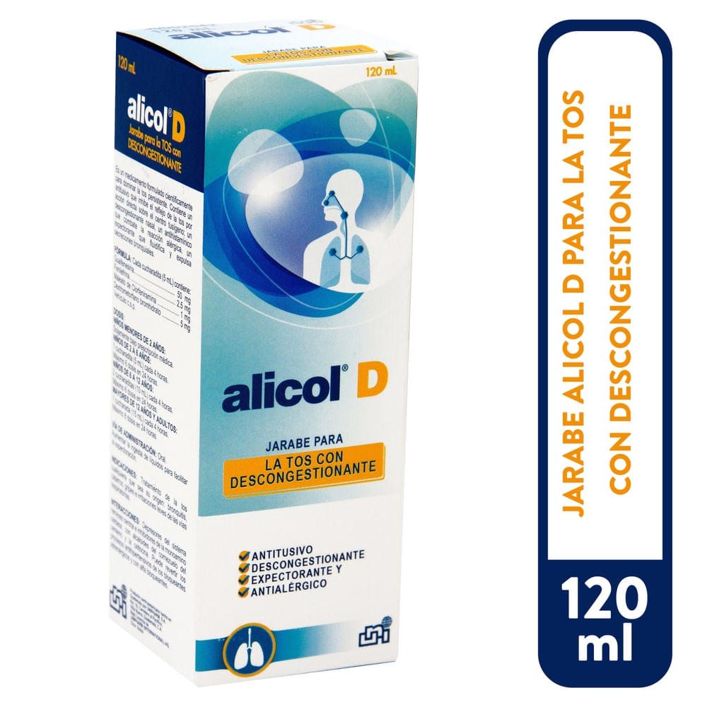 Alicol D Jarabe 120 ml