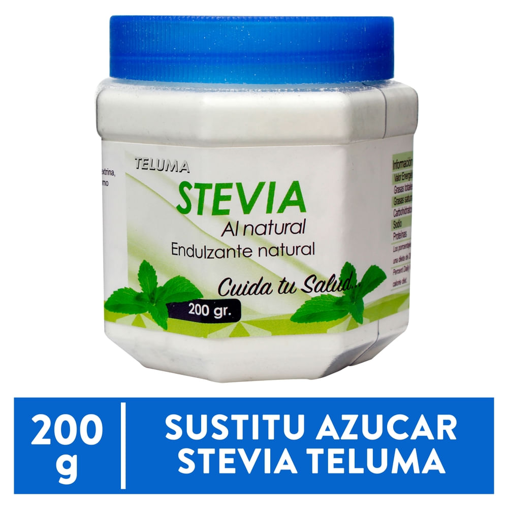 Endulzante Natural Teluma Stevia Tarro - 200g