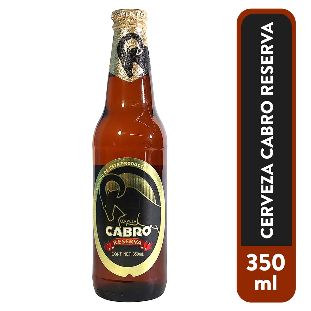 Cerveza Cabro Reserva Botella - 350 ml
