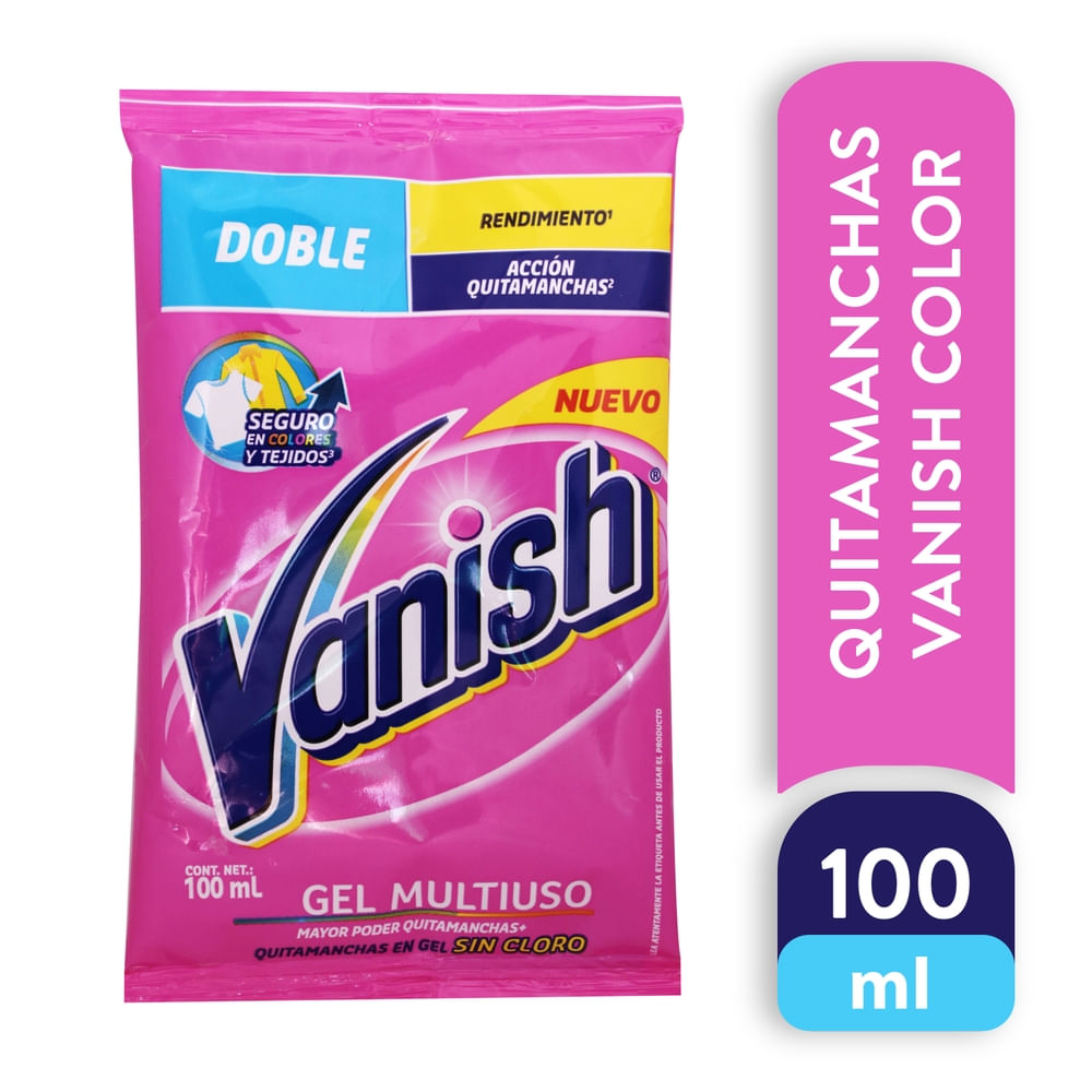 Quitamanchas Vanish Líquido Ropa de Color -100 ml
