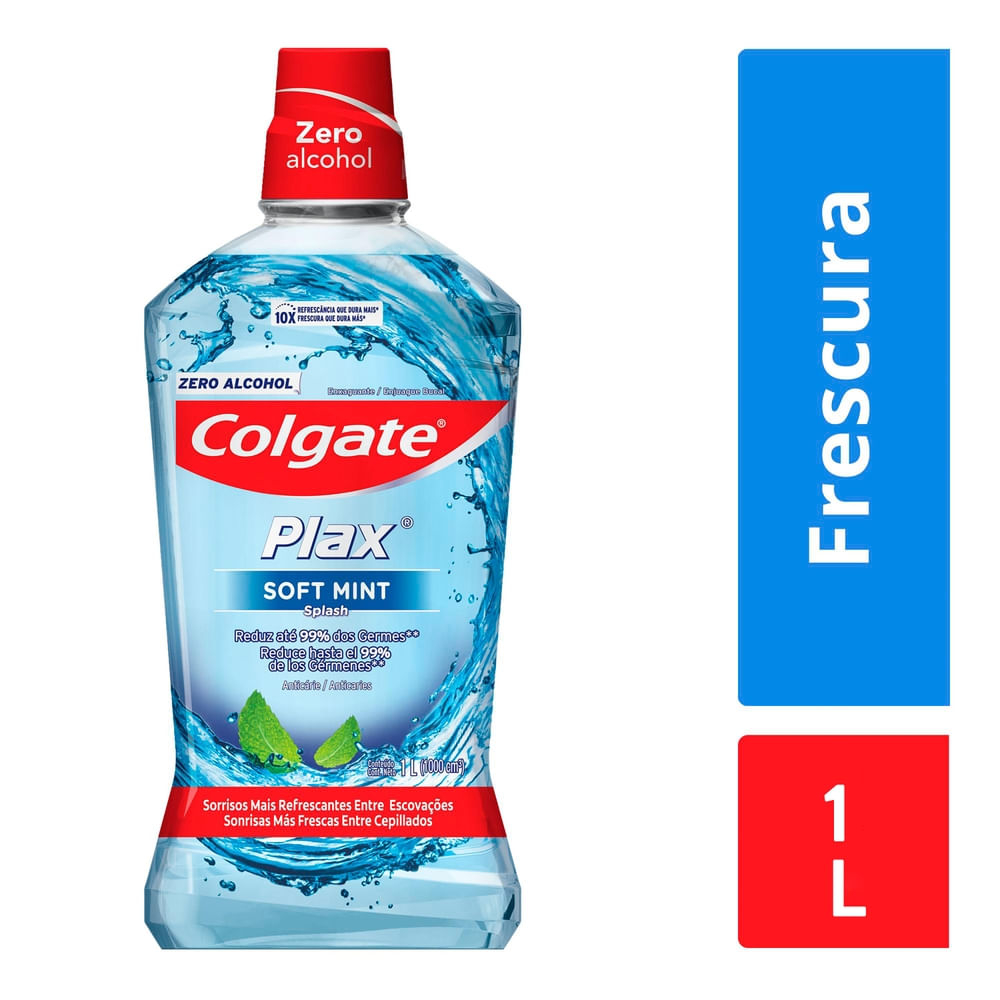 Enjuague Plax Soft Mint Colgate
