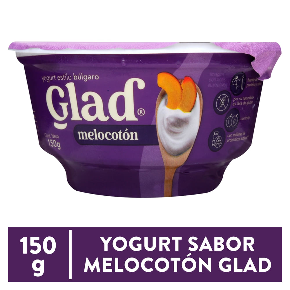 Yogurt Búlgaro Melocotón Glad
