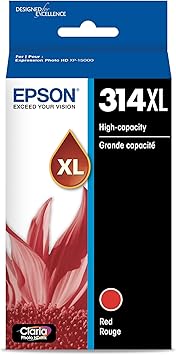 EPSON 314 Claria Photo HD Ink Cartucho de alta capacidad (T314XL820-S) Rojo