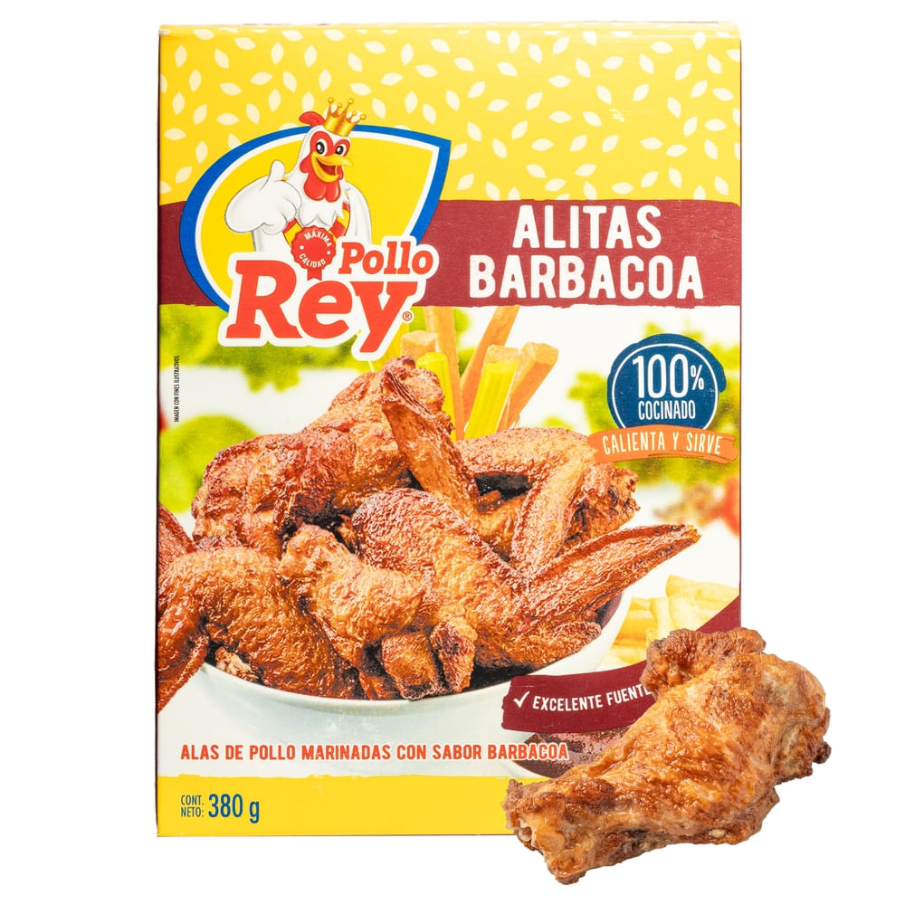 Alitas Barbacoa Pollo Rey