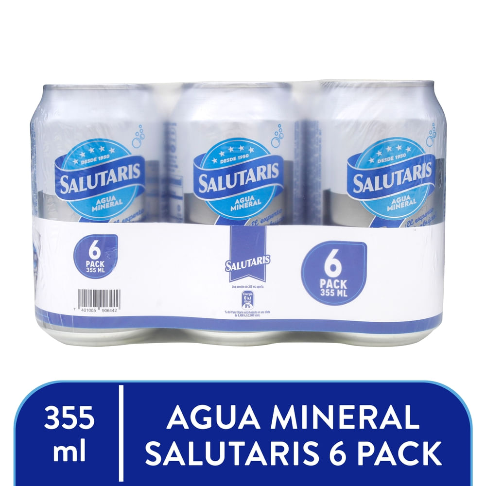 Agua Mineral Salutaris 6 Pack