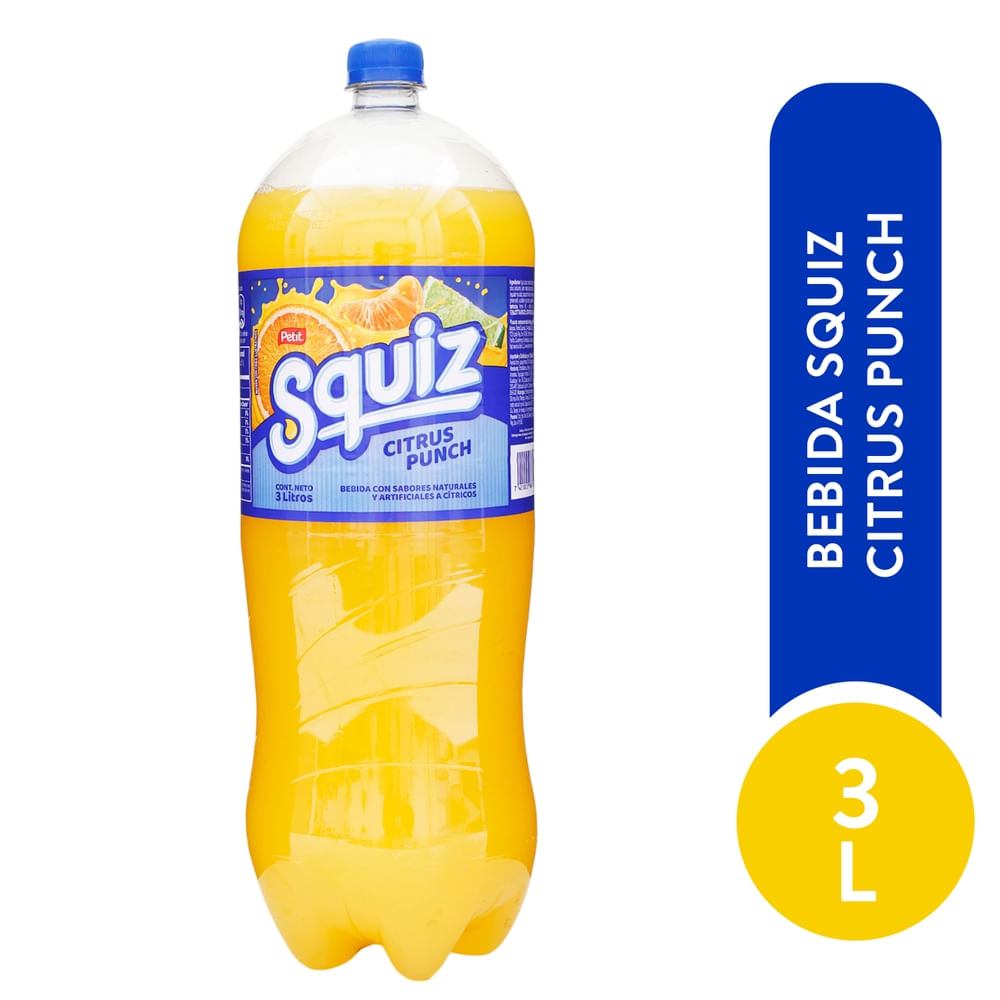 Bebida Squiz Citrus Punch - 3 L