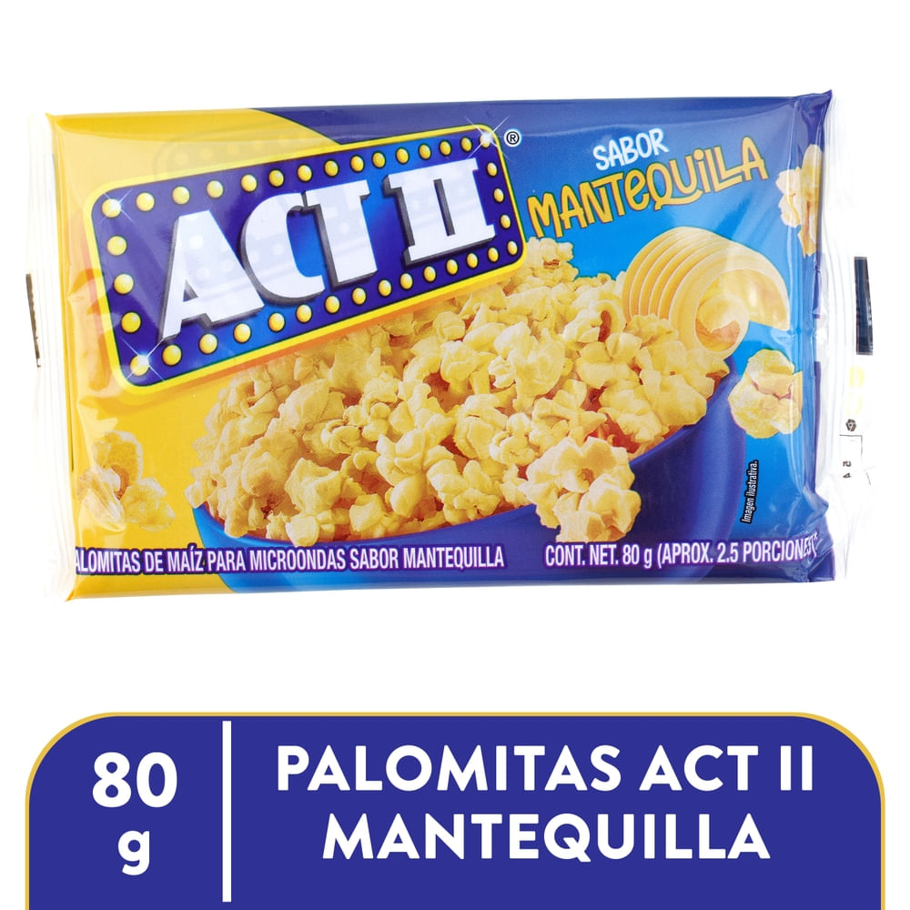 Popcorn Act Ii Mantequilla - 80 g