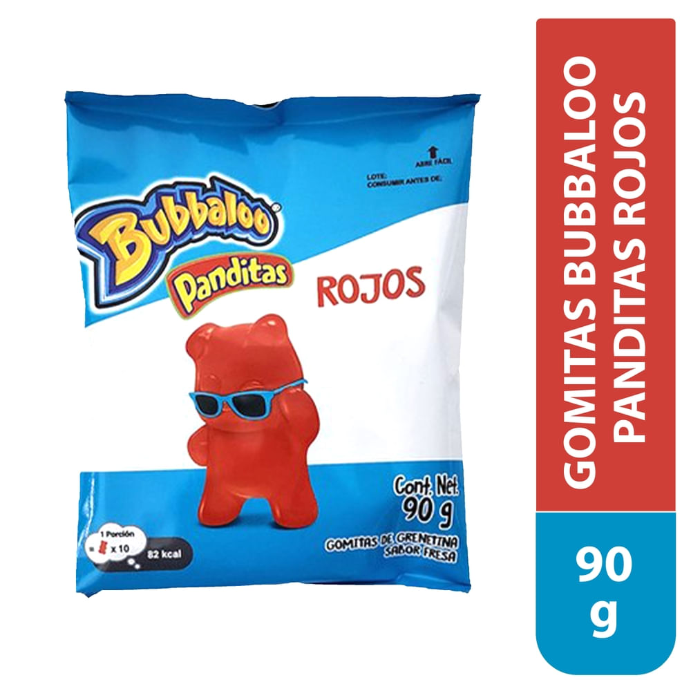 Gomitas Panditas Rojos Bubbaloo