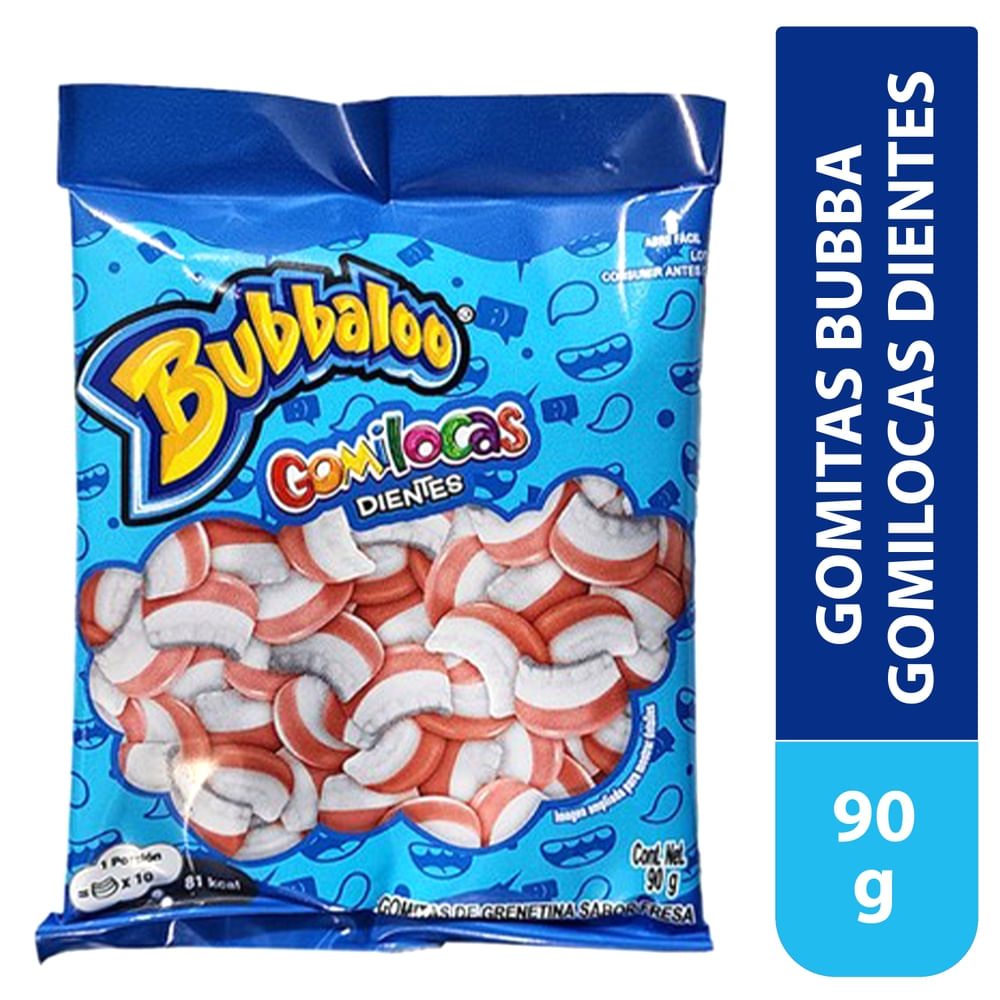 Gomitas Gomilocas Dientes Bubbaloo
