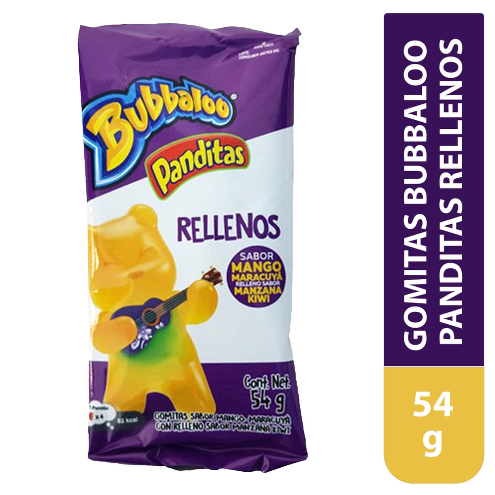 Gomitas Panditas Rellenos Bubbaloo