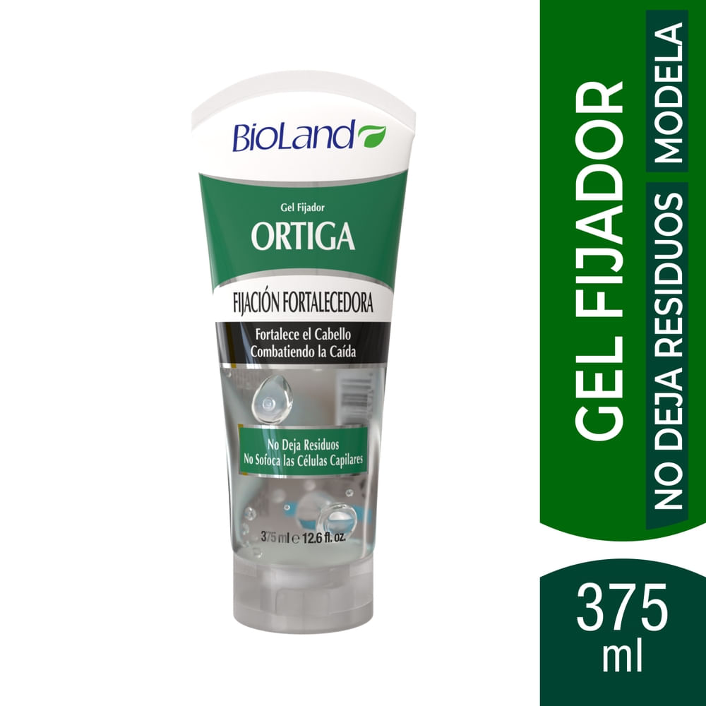 Gel Fijador Bioland Ortiga Fijación Fortalecedora - 375 ml