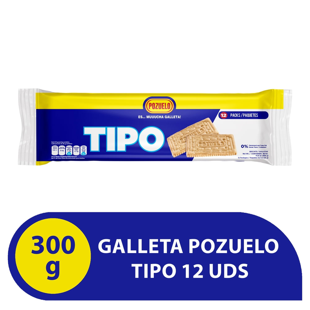 Galleta Pozuelo Tipo 12 Pack - 300 g