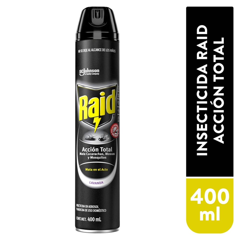 Insecticida Raid Acción Total Aerosol